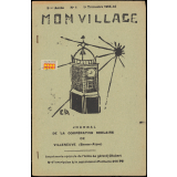 Journal scolaire Freinet. Mon village. N°1, 1er trimestre, 1955.