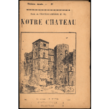 Journal scolaire Freinet. Notre château. [Mai], [1955].