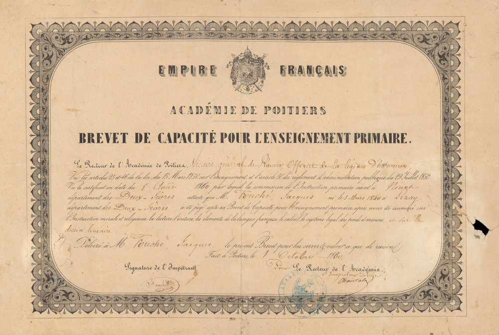 Brevet de capacité pour l'enseignement primaire