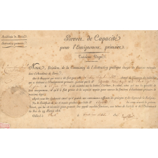 Brevet de capacité pour l'enseignement primaire - Troisième degré.