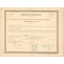 Brevet de capacité du second ordre (enseignement des filles).