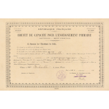 Brevet de capacité pour l'enseignement primaire (Institutrices - Brevet élémentaire).