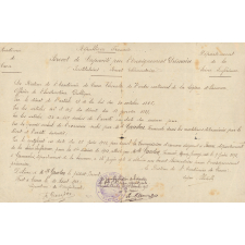 Brevet de Capacité pour l'Enseignement Primaire (Institutrices. Brevet Elémentaire). Académie de Caen. Département de la Seine-Inférieure. République Française.