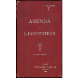 Agenda de l'instituteur. Année scolaire 1921-1922.