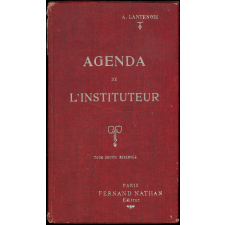 Agenda de l'instituteur. Année scolaire 1921-1922.