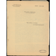 Conférence pédagogique. Les débuts du calcul à l'Ecole Maternelle. Année scolaire 1962-1963.