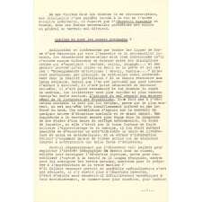 Conférence pédagogique. L'éducation musicale à l'Ecole Maternelle. Année scolaire 1963-1964.