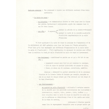 Réunion de rentrée. 1973-1974. Problèmes matériels.
