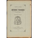 Compte rendu de conférences pédagogiques dans les maisons d'Enseignement secondaire du diocèse d'Angers. Année scolaire 1911-1912.