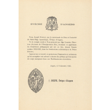 Compte rendu de conférences pédagogiques dans les maisons d'Enseignement secondaire du diocèse d'Angers. Année scolaire 1922-1923.