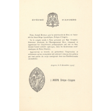 Compte rendu de conférences pédagogiques dans les maisons d'Enseignement secondaire du diocèse d'Angers. Année scolaire 1923-1924.