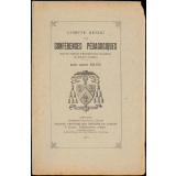 Compte rendu de conférences pédagogiques dans les maisons d'Enseignement secondaire du diocèse d'Angers. Année scolaire 1926-1927.