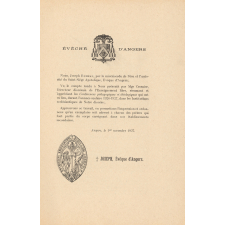 Compte rendu de conférences pédagogiques dans les maisons d'Enseignement secondaire du diocèse d'Angers. Année scolaire 1926-1927.