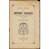 Compte rendu de conférences pédagogiques dans les maisons d'Enseignement secondaire du diocèse d'Angers. Année scolaire 1934-1935.