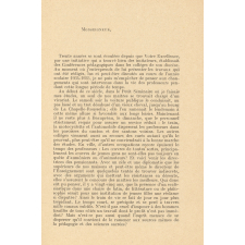 Compte rendu de conférences pédagogiques dans les maisons d'Enseignement secondaire du diocèse d'Angers. Année scolaire 1934-1935.
