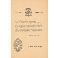 Compte rendu de conférences pédagogiques dans les maisons d'Enseignement secondaire du diocèse d'Angers. Année scolaire 1935-1936.