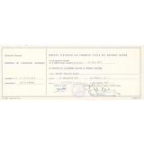 Brevet d'études du premier cycle du second degré. 