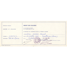 Brevet des collèges.