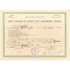 Brevet Supérieur de Capacité pour l'Enseignement Primaire.