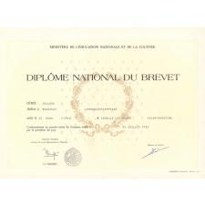 Diplôme National du Brevet.