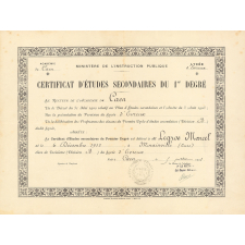 Certificat d'Etudes Secondaires du 1er degré. 