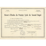 Brevet d'études du premier cycle du second degré
