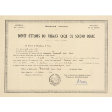 Brevet d'études du premier cycle du second degré