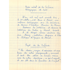 Comptes-rendus de conférences pédagogiques : Canton de Roisel