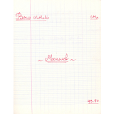 Cahier mensuel