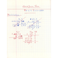 Cahier mensuel