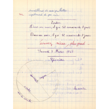 Cahier du jour