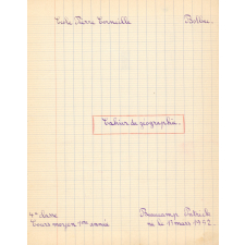 Cahier de géographie