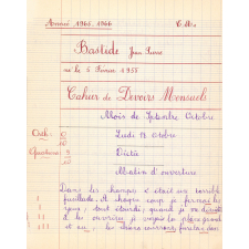 Cahiers de devoirs mensuels