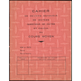 Cahiers de devoirs mensuels