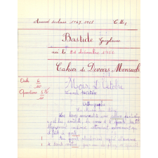 Cahiers de devoirs mensuels
