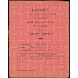 Cahier de devoirs mensuels