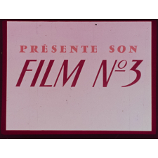 Film 3. Que boire?