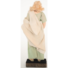 Poupée costumée : femme gallo-romaine (élément d'un couple)