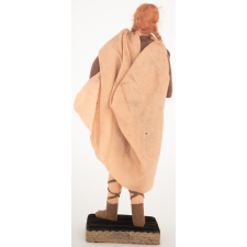 Poupée costumée : homme de l'époque romane du VIIe au XIe siècle (élément d'un couple)