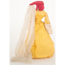 Poupée costumée : une femme sous le règne de Louis XII (élément d'un couple)