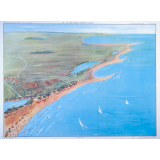 37 : la côte basse à plage et lagune
