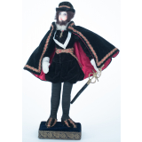Poupée costumée : un homme sous le règne de Henri IV (élément d'un couple)
