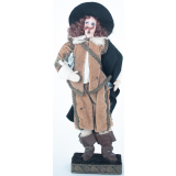 Poupée costumée : un homme sous le règne de Louis XIII (élément d'un couple)