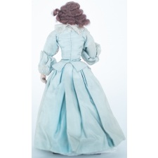 Poupée costumée : une femme sous le règne de Louis XIII (élément d'un couple)