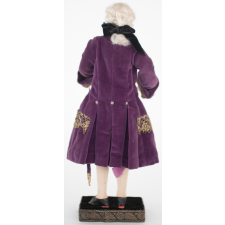 Poupée costumée : un homme sous le règne de Louis XVI (élément d'un couple)