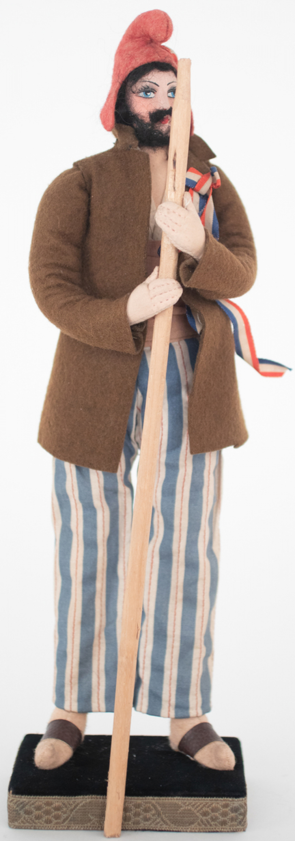 Poupée costumée : un homme de la Révolution française de 1789 dit 