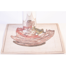 Planche d'anamorphose : Christ flagellé