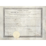 Diplôme de Bachelier en Théologie.