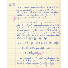 Devoir de Mathématiques