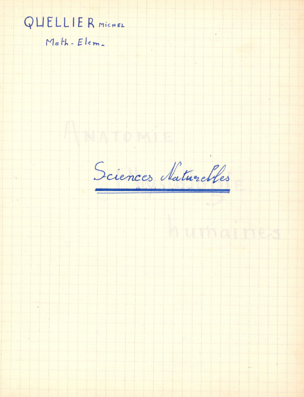 Sciences naturelles